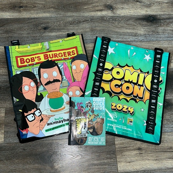 Bob Burgers Handbags - New SD Comic Con 2024 Exclusive 2 Bob's Burgers Animayhem Bag Backpack’s & Guide